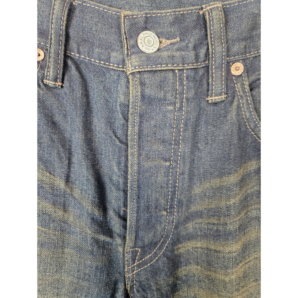 RRL Ralph Lauren Men's Slim Fit Shuttle Woven Sanforized Selvedge Jeans 32x30 - Picture 12 of 16
